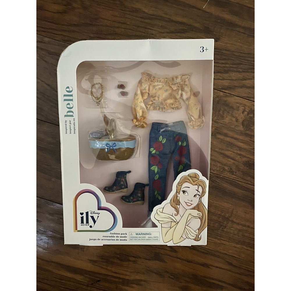 Disney Parks Store BELLE ily 4EVER 8‎ pc Picnic Fashion Accessory Set 11" Dolls